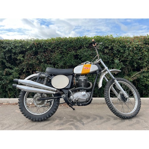 808 - BSA B50 motocross bike. 1973. 500cc.
Frame No. B50MXDH01287   
Engine No. B50MXDH01287
Canadian impo... 