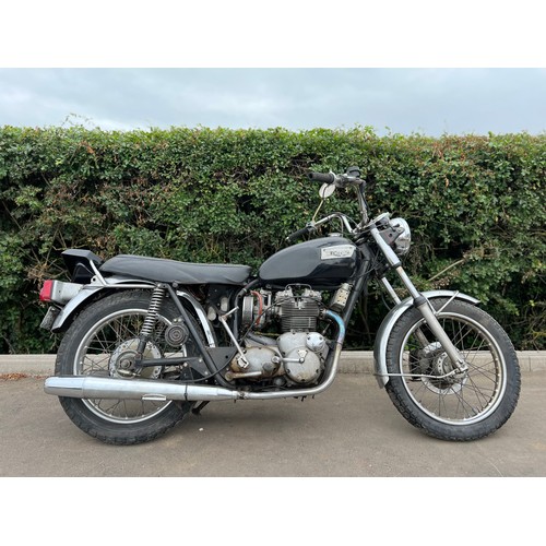 815 - Triumph T150V motorcycle. 1974. 750cc.
Frame no. T150V JK44338
Engine no. T150V JK44338
Canadian imp... 