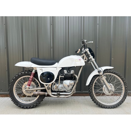 1019 - Triumph Rickman Metisse trials bike. 1962. 500cc. 
Engine No. H15643
Genuine motorcycle with compres... 