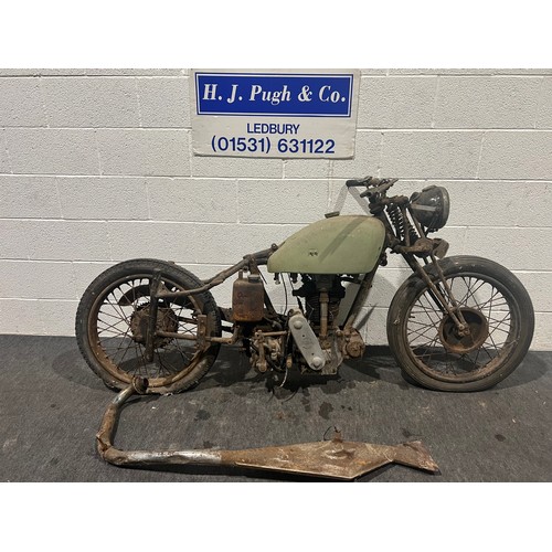 1027 - Velocette KTS 350 motorcycle project. 1935. 348cc.
Frame No. KTL5482
Engine No. KSS5858
Comes with s... 