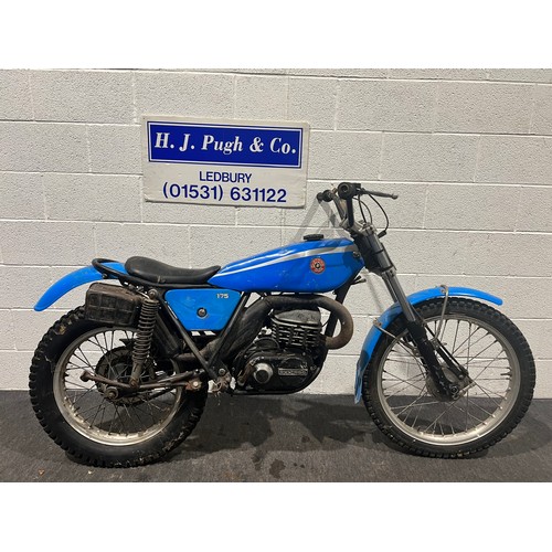 1025 - Bultaco 175 Sherpa trials bike. 
Not run in over 10 years. No docs