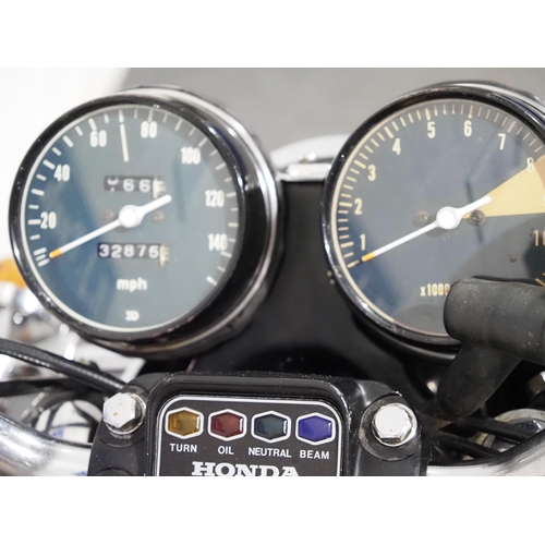 1015 - Honda 750 Four K2 motorcycle. 1972. 736cc.
Frame No. CB750.2050350
Engine No. CB750E.2058122
Runs an... 