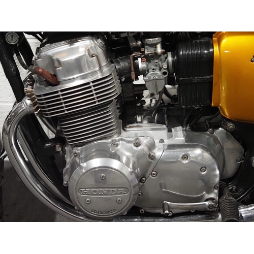 1015 - Honda 750 Four K2 motorcycle. 1972. 736cc.
Frame No. CB750.2050350
Engine No. CB750E.2058122
Runs an... 