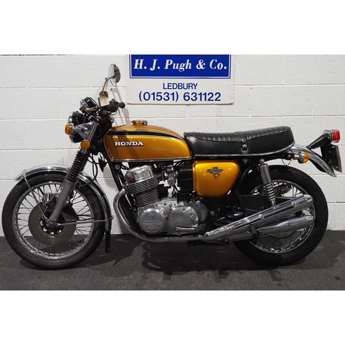1015 - Honda 750 Four K2 motorcycle. 1972. 736cc.
Frame No. CB750.2050350
Engine No. CB750E.2058122
Runs an... 