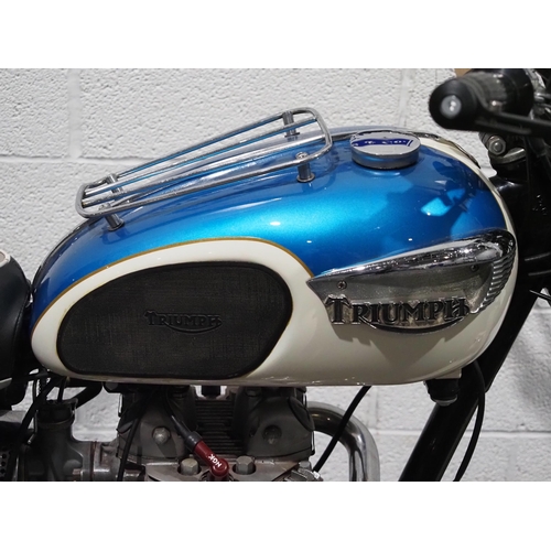 1016 - Triumph Tiger 100 motorcycle. 1967. 500cc. 
Matching numbers. 
Runs and rides, restored by previous ... 