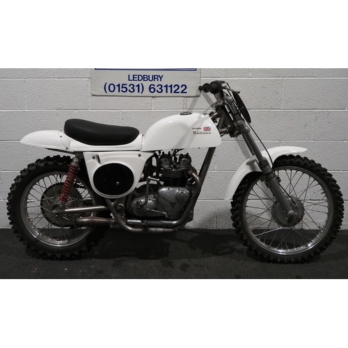 1019 - Triumph Rickman Metisse trials bike. 1962. 500cc. 
Engine No. H15643
Genuine motorcycle with compres... 