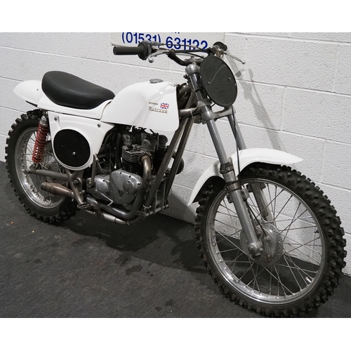 1019 - Triumph Rickman Metisse trials bike. 1962. 500cc. 
Engine No. H15643
Genuine motorcycle with compres... 