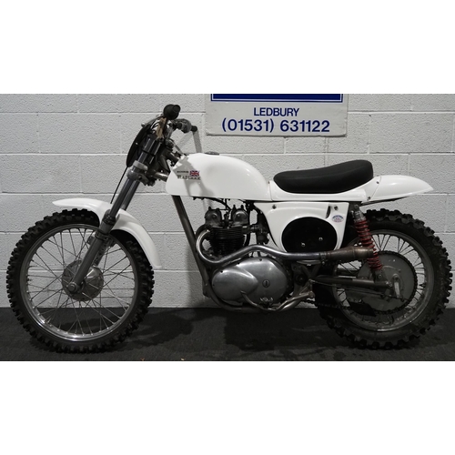 1019 - Triumph Rickman Metisse trials bike. 1962. 500cc. 
Engine No. H15643
Genuine motorcycle with compres... 