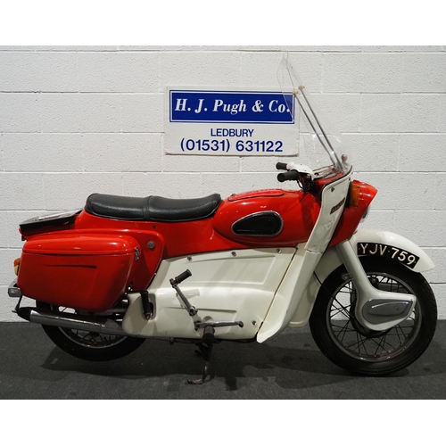 1020 - Ariel Leader motorcycle. 250cc. 1964.
V5 states matching numbers. 734053B
Last ridden in January 202... 