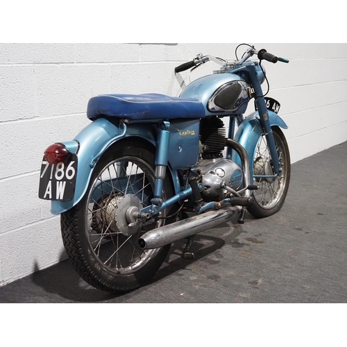 1022 - James L20 Captain motorcycle. 1963. 200cc.
Frame No. FL202738
Engine No. V20T8375
Last ridden in Jan... 