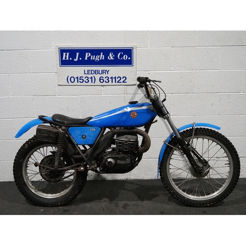 1025 - Bultaco 175 Sherpa trials bike. 
Not run in over 10 years. No docs