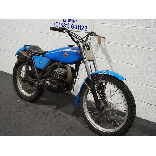 1025 - Bultaco 175 Sherpa trials bike. 
Not run in over 10 years. No docs