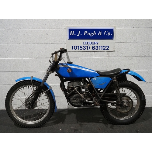 1025 - Bultaco 175 Sherpa trials bike. 
Not run in over 10 years. No docs