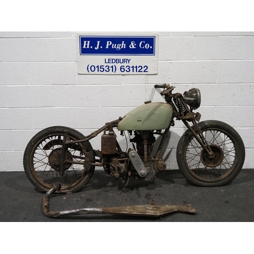 1027 - Velocette KTS 350 motorcycle project. 1935. 348cc.
Frame No. KTL5482
Engine No. KSS5858
Comes with s... 