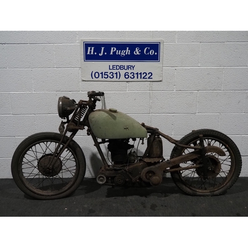 1027 - Velocette KTS 350 motorcycle project. 1935. 348cc.
Frame No. KTL5482
Engine No. KSS5858
Comes with s... 