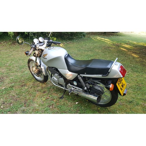 896 - Honda XBR 500S-J. 1989. 498cc. 
Frame no. PC 157100198 
Engine no. PC 157E 100198 
UK supplied bike.... 