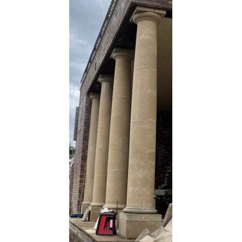 485 - Natural stone columns, believed complete with no damage - 4
