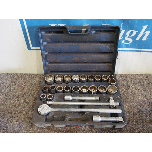 1018 - Draper heavy duty socket set