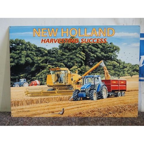 1020 - Tin sign - New Holland 19½ x 27½