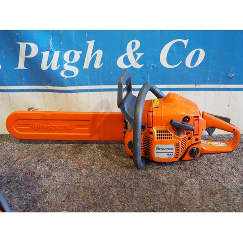 1067 - Husqvarna 435 petrol chainsaw