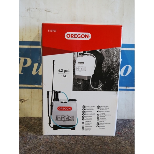 1077 - Oregon 16l knapsack sprayer