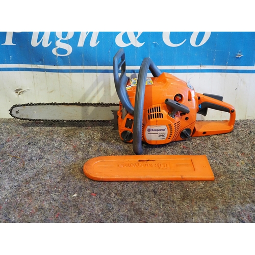 1086 - Husqvarna 240 petrol chainsaw