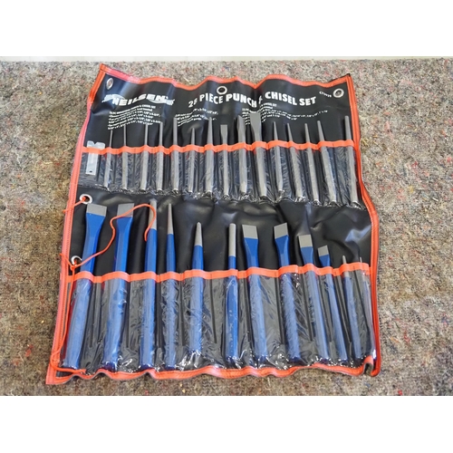 1192 - 28 Piece punch and chisel set