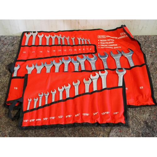 1197 - 2 Sets of spanners, 25 piece and 12 piece