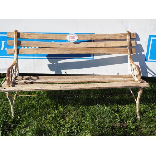 260 - Garden bench