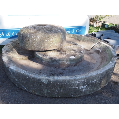 Cider stone 7ft dia. and wheel