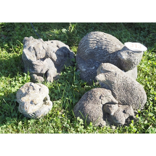 313 - Animal garden ornaments - 4