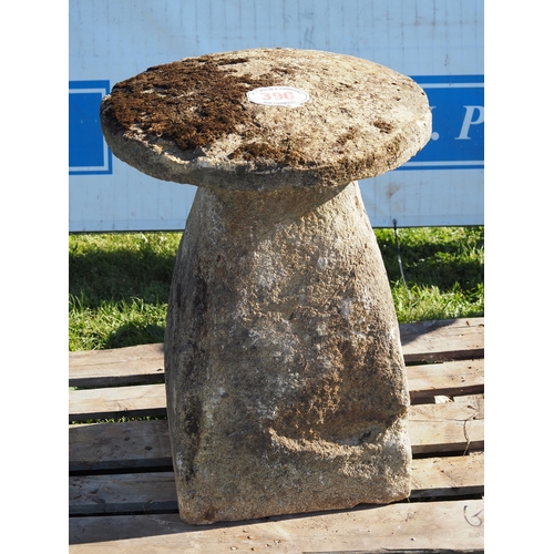 390 - Large staddle stone 3ft