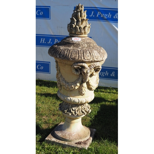 393 - Large urn 6ft