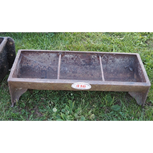 416 - Cast iron trough 26