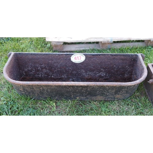 417 - Cast iron trough 36