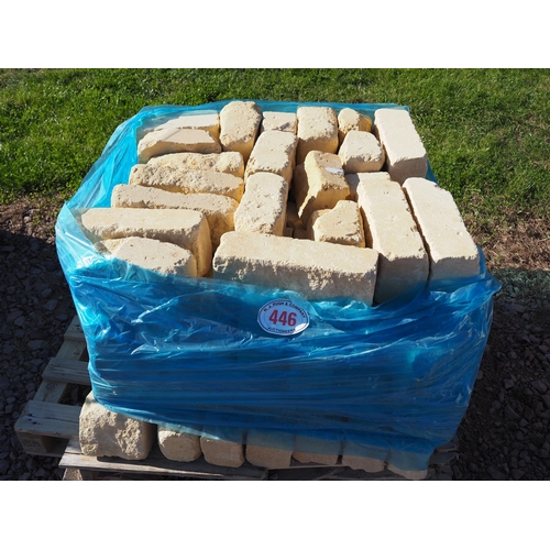 446 - Cotswold stone bricks