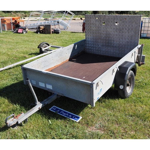 657 - Ifor Williams car trailer 6ft