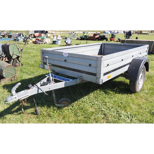 764 - Brenderup single axle car trailer