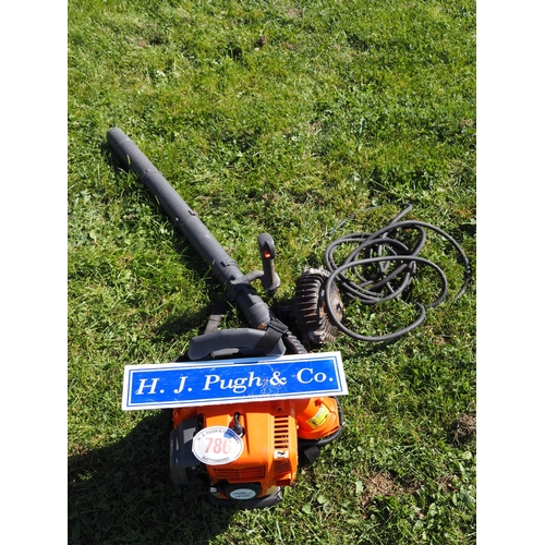 786 - Backpack blower