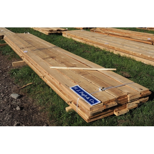 1265 - Softwood boards 4.8m x155x25 - 36