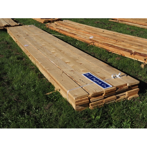 1266 - Softwood boards 4.8m x145x25 - 30