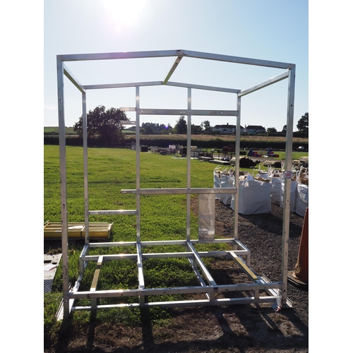 1349 - Aluminium frame 2.7 x 2.2 x 1.8m