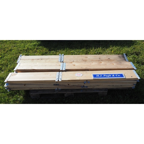 1446 - Pallet of pallet collars/raised beds