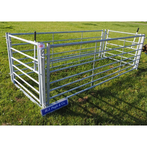 1482 - Galvanised sheep pen 10 x 4ft