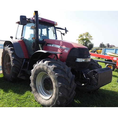 1661 - Case MXM 190 Pro, 2004.  Good mechanical order, good haulage tractor, 50k & suspension. 7459 hours, ... 
