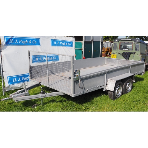 1693 - Twin axle trailer 14ft