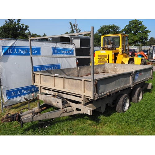 1697 - Ifor Williams TT126G tipping trailer