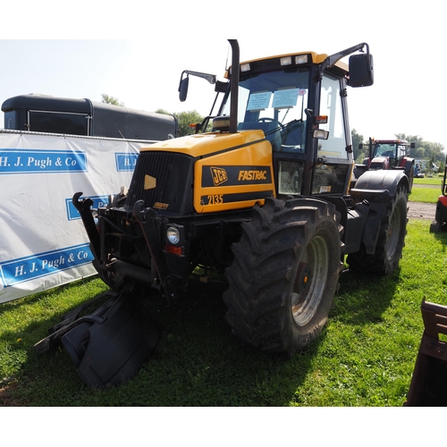 1720 - JCB 2135 Fastrac Smoothshift drives well, 2 owners, gearbox overhauled 2015, engine overhauled 2017,... 