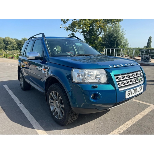 1725 - Land Rover Freelander HSE TD4 A, 2008. 2179cc. Approx. 120000 miles. MOT until 27/1/24. Reg. SV08 US... 