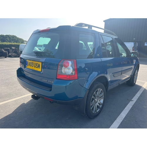 1725 - Land Rover Freelander HSE TD4 A, 2008. 2179cc. Approx. 120000 miles. MOT until 27/1/24. Reg. SV08 US... 